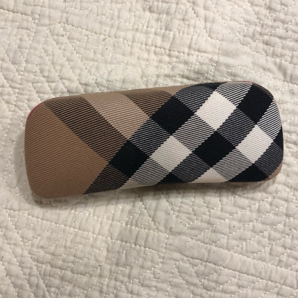 Burberry Plaid Glasses Case